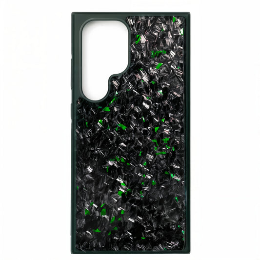 Emerald Green | Forged Carbon Fiber | Samsung Case | AeroFused™ Series